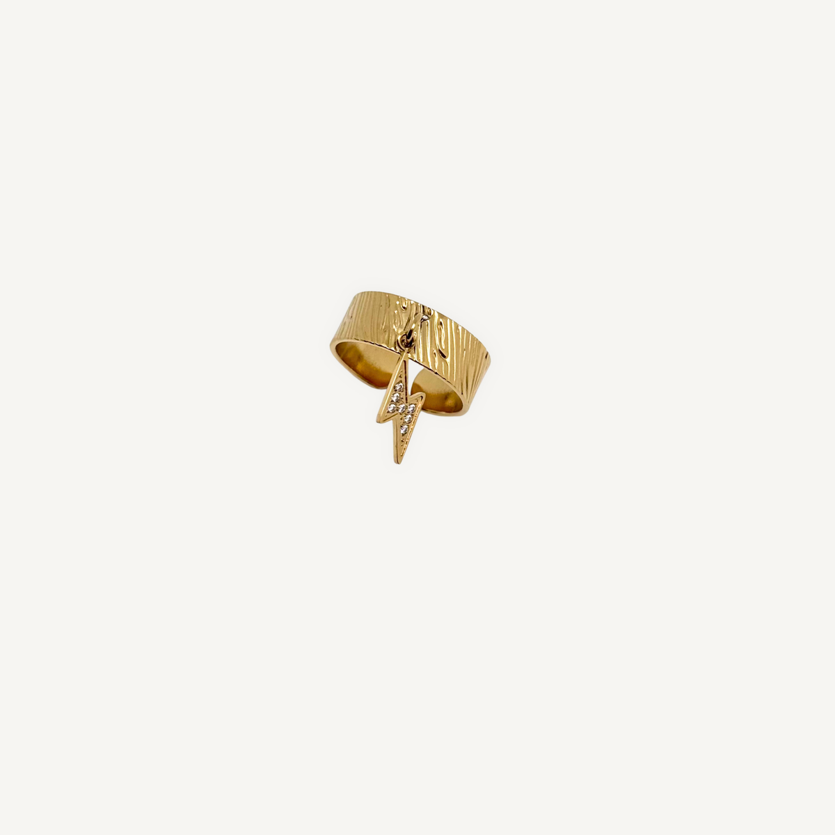 Bague Breloque Eclair