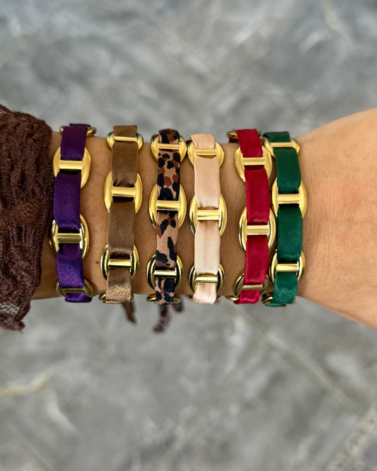 Bracelet Jonc Tess Léopard