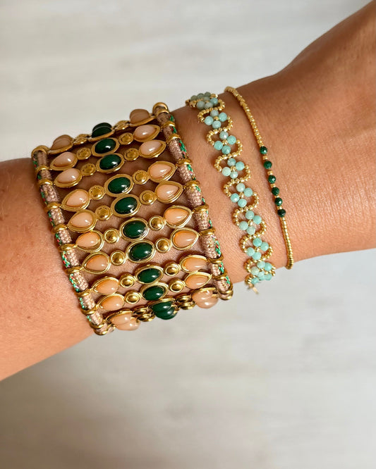Bracelet Sultane Vert