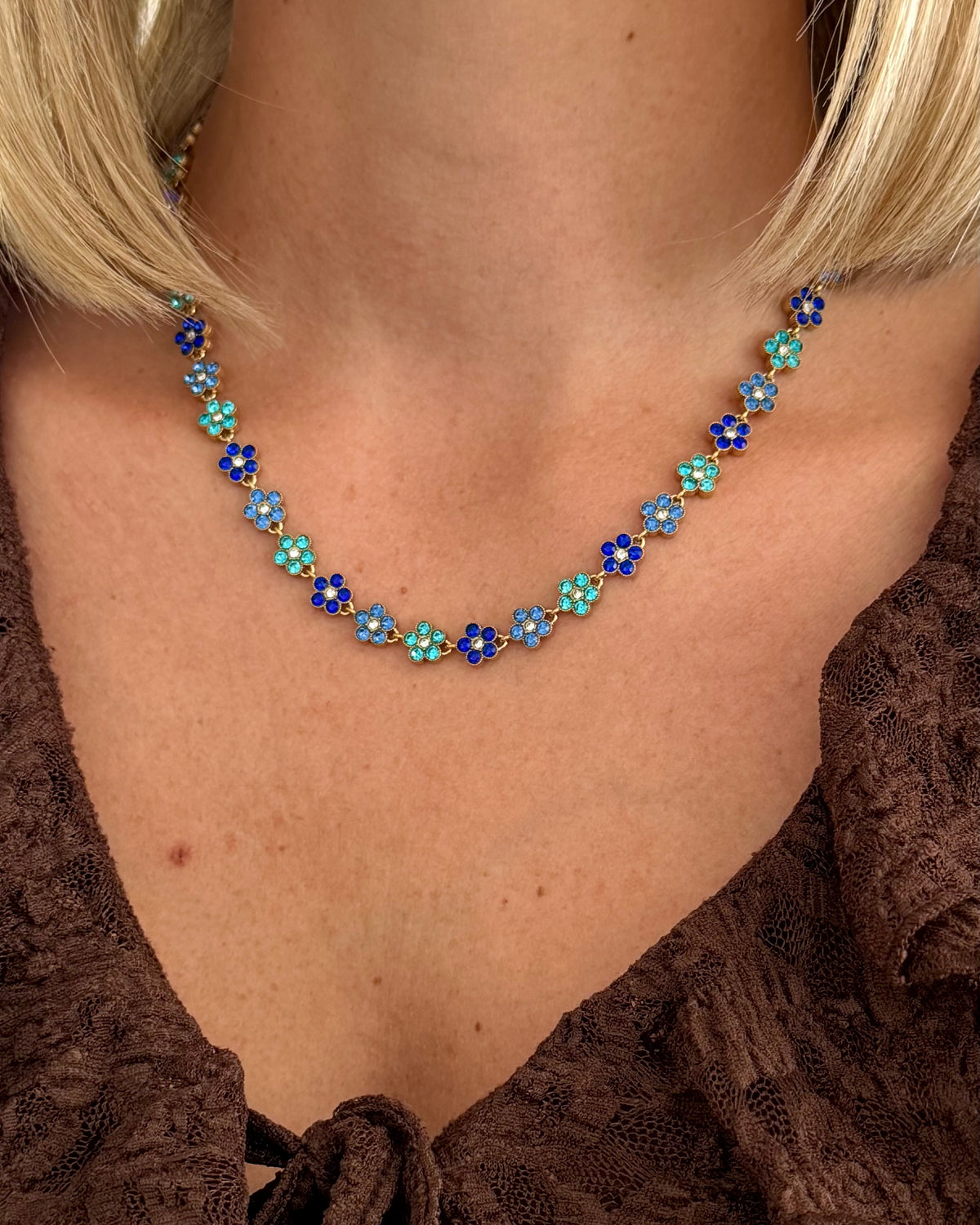 Collier Bloom Saphir