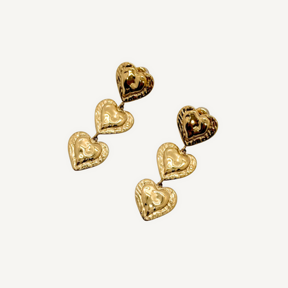 Boucles d'oreilles Coraçao