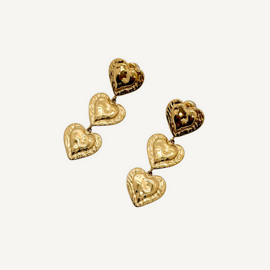Boucles d'oreilles Coraçao