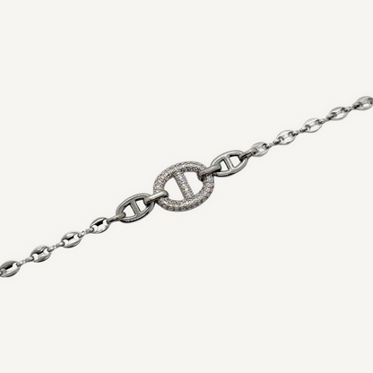 Bracelet Séléna argenté