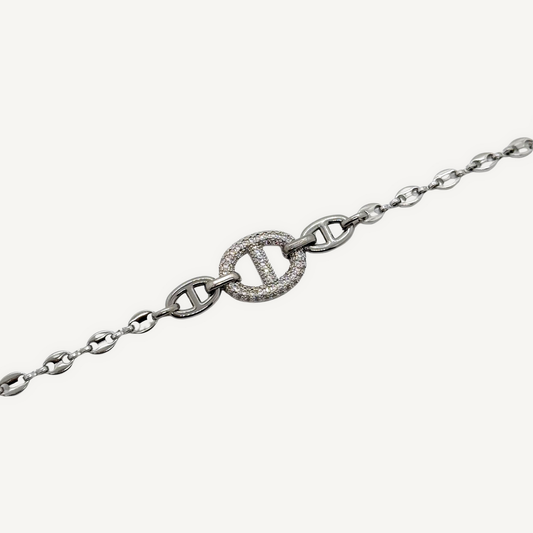 Bracelet Séléna argenté