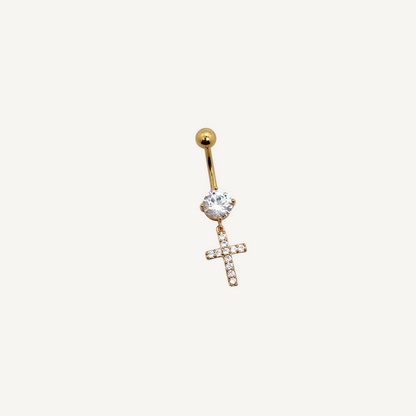 Piercing nombril Croix