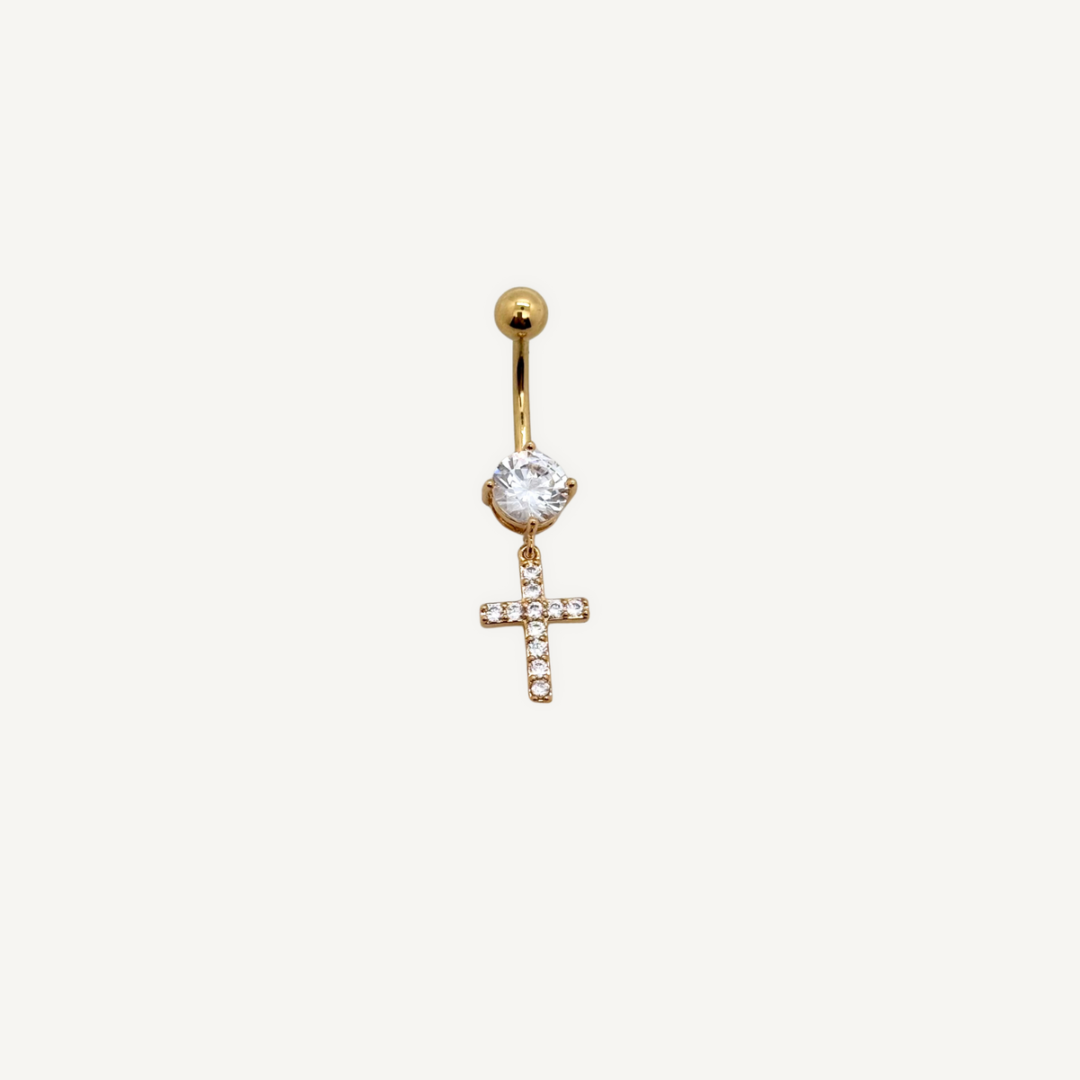 Piercing nombril Croix