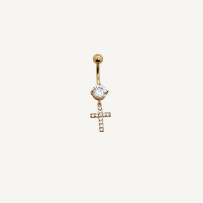 Piercing nombril Croix