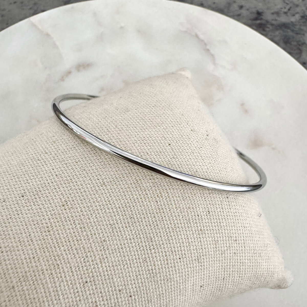 Bracelet jonc Classic argenté