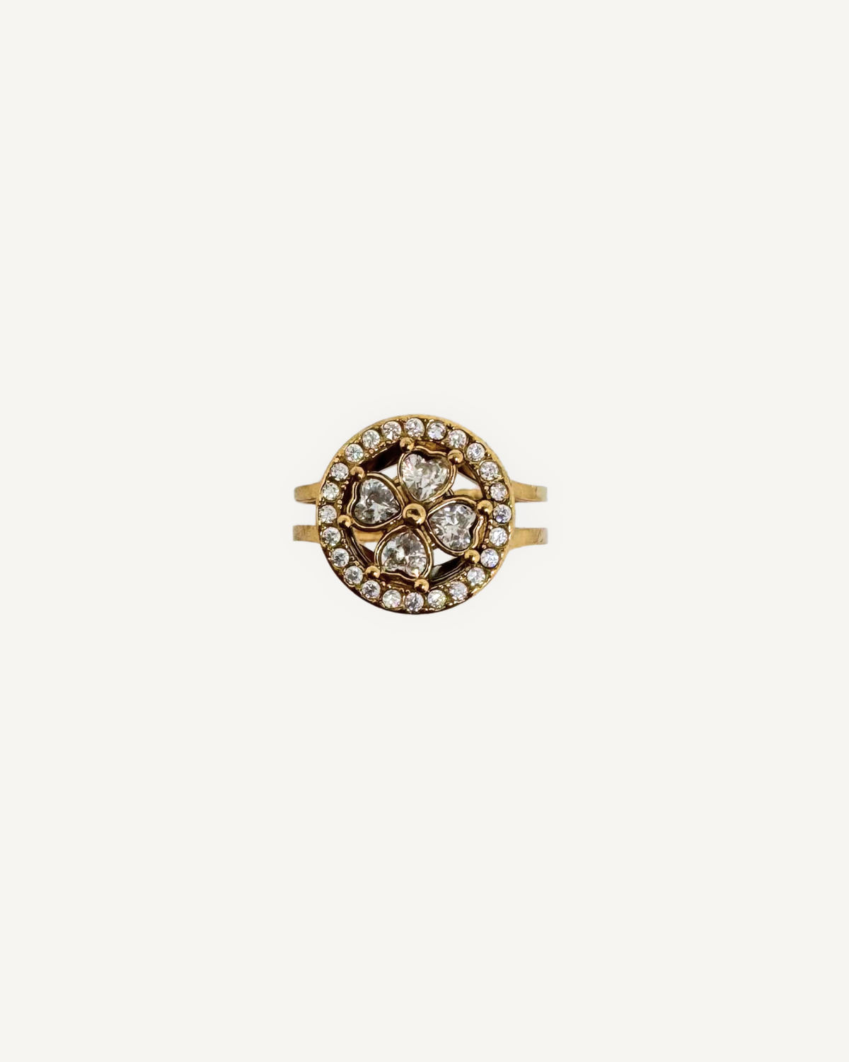 Bague anti stress Trèfle