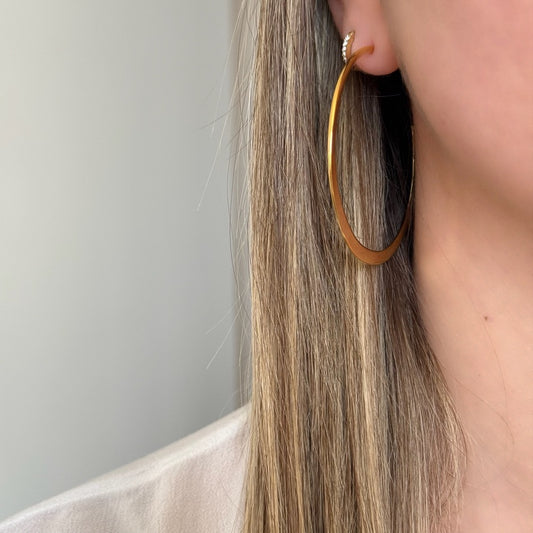 Boucles d'oreilles créoles Elya