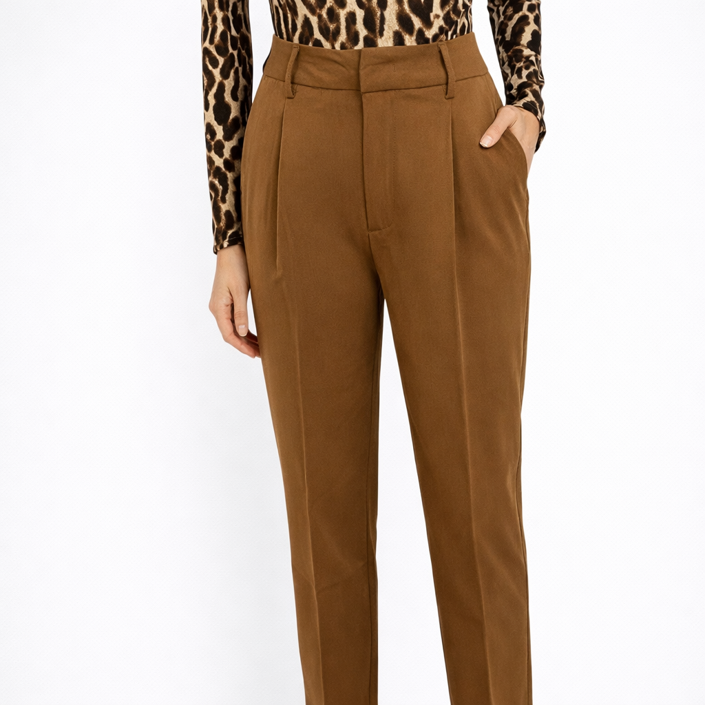 Pantalon Pince Marron