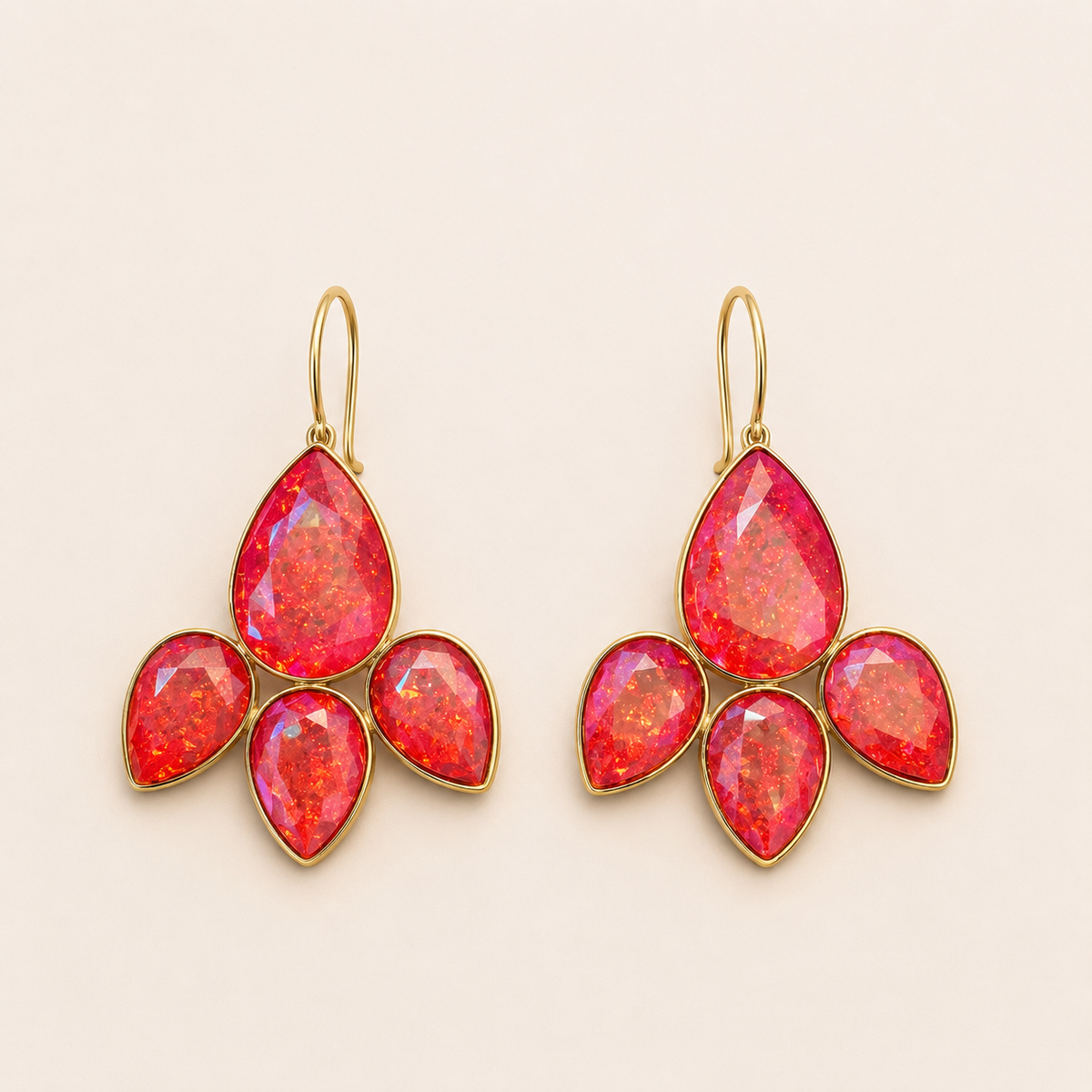 Boucles d'oreilles Coral