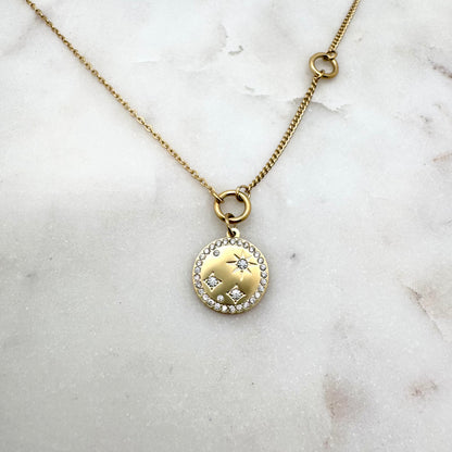 Collier Médaillon étoiles