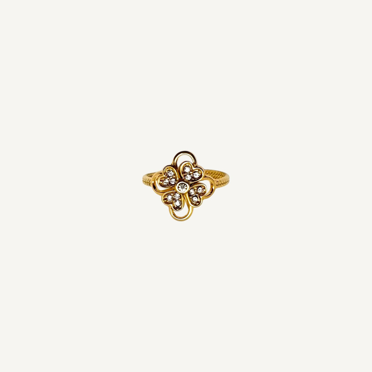 Bague Fleur Coeur