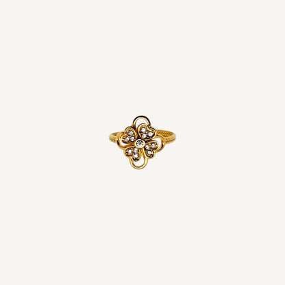 Bague Fleur Coeur