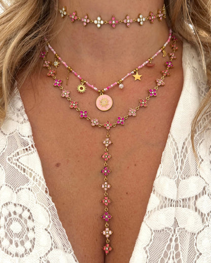Collier Princesse Pink Choker