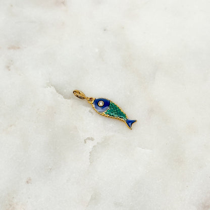 Charm Poisson Emaillé