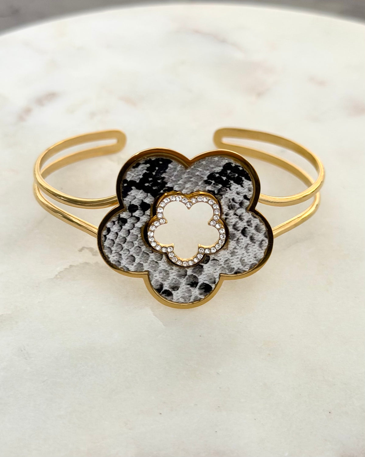 Bracelet Jonc Pamela Blanc
