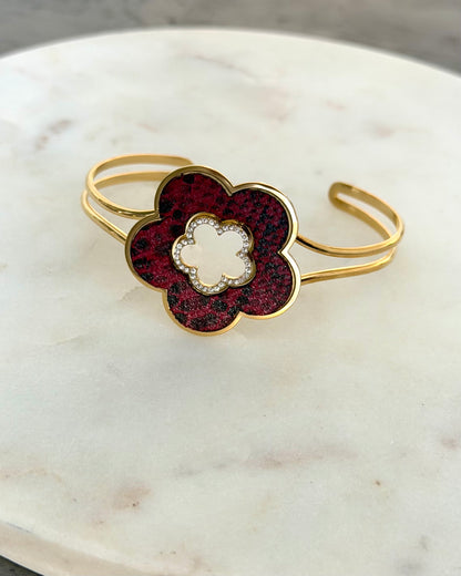 Bracelet Jonc Pamela Rouge