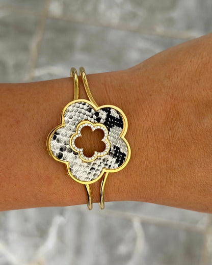 Bracelet Jonc Pamela Blanc