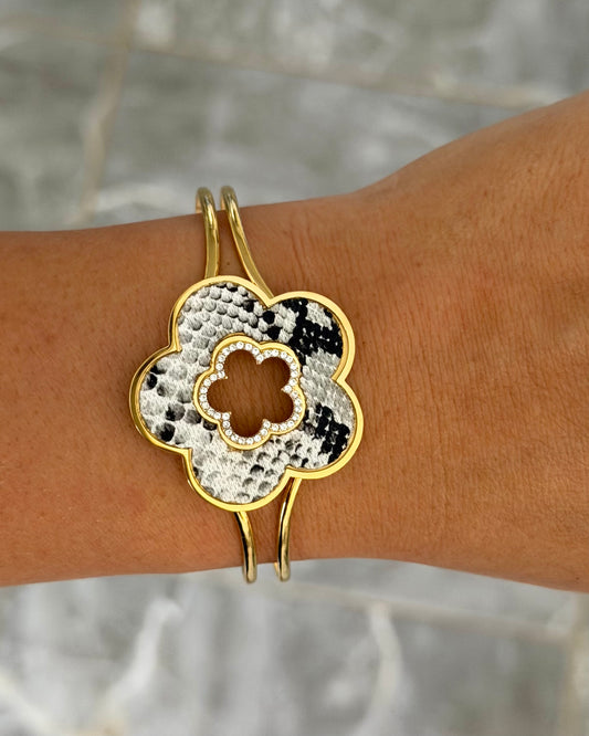 Bracelet Jonc Pamela Blanc