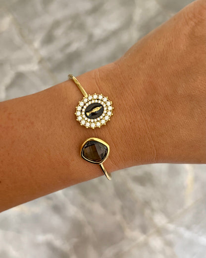 Bracelet Jonc Madone Noir