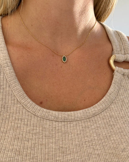 Collier Aveline Vert