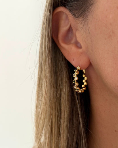 Boucles d'oreilles Moka