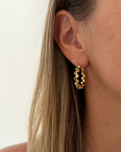 Boucles d'oreilles Moka