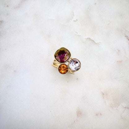 Bague Cristalya