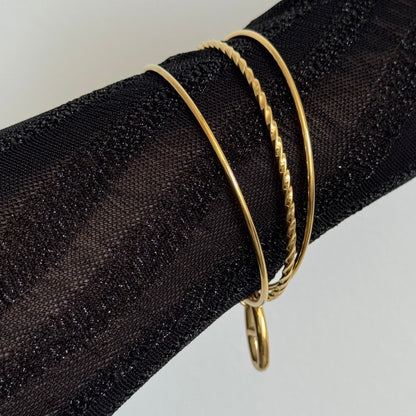 Bracelet Jonc Breloque Sabine Marine