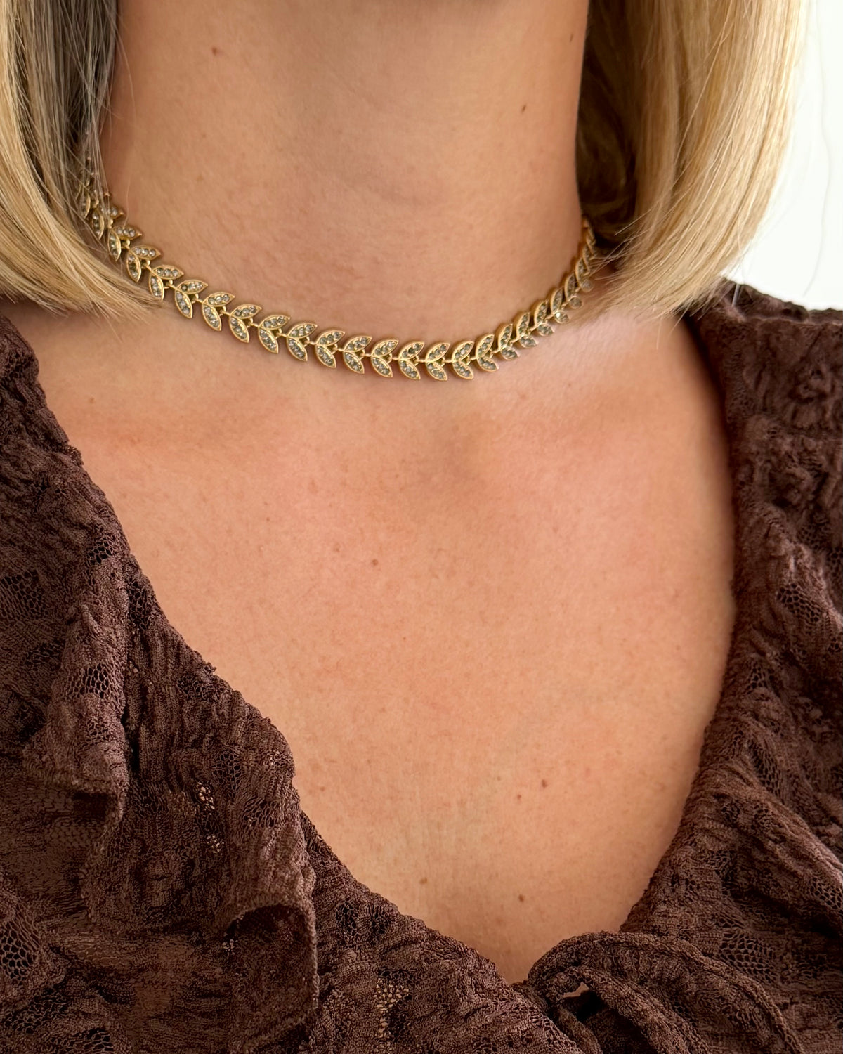 Collier Eden Gris