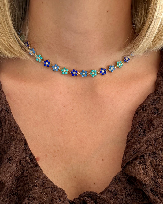 Collier Bloom Saphir