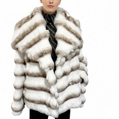 Manteau fausse fourrure