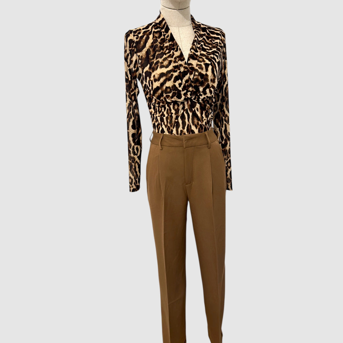 Pantalon Pince Marron
