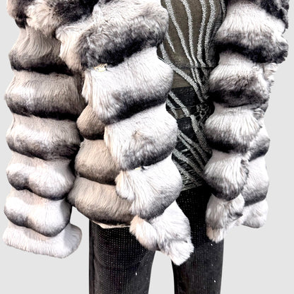 Manteau fausse fourrure