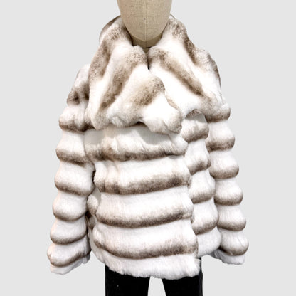 Manteau fausse fourrure